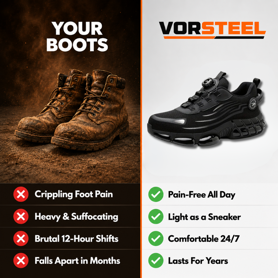 Vorsteel™ All-Day Comfort Safety Sneakers