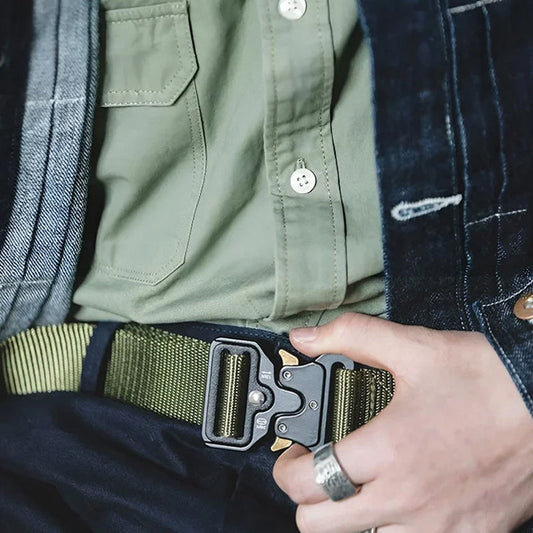 Vorsteel™ Tactical Work Belt – Quick-Release & Tear-Resistant